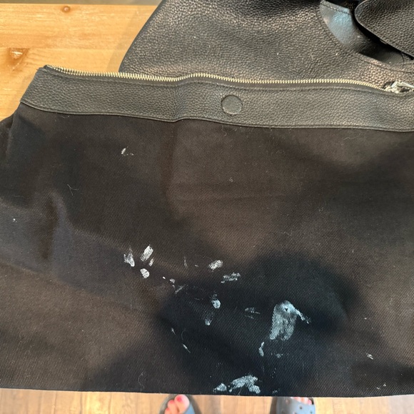 Marc Jacobs Black Sack Bag with White Logo - Picture 5 of 11